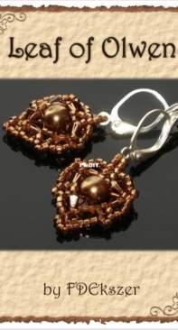 FDEkszer - Leaf of Olwen Earrings