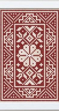 Modern Folk Embroidery - Autumn Flower Pincushion XSD