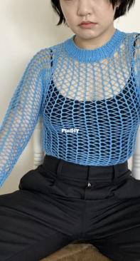 Pure Mesh Pullover by James N Watts