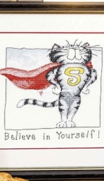 Fantastic Feline by Peter Underhill from The World of Cross Stitching TWOCS 252 PCS + XSD