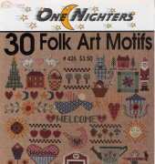 Jeanette Crews Designs One Nighters 426 - 30 Folk art Motifs