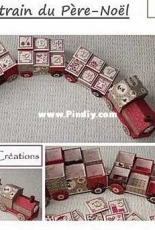 Carton Marie Creations - Le Ptit Train Du Père Noël - French