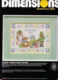 Dimensions - 3616 Playful Teddies Birth Record XSD