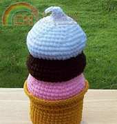 Crafts for Angels Designs - Barbara Maroney - Ice Cream Cone Pillow