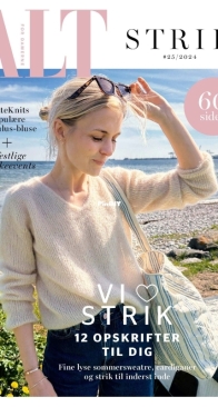 Alt For Damerne - Strik – Issue 25 – 2024 - Danish