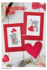 Coricamo 8794 - 9795 Valentines Cards From Dein Kreuzstich Magazin 2019 - 01