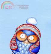 HAED HAEANK 2276 Winter Hat Owl by Annya Kai