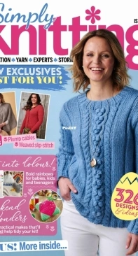 Simply Knitting - Issue 222 - April 2022  +  Burda Knitting No.3 2022