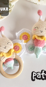 Cutie me - Anna Khramova - Butterfly teether rattle