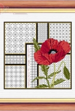 Needlecrafts: Poppy and Blackwork