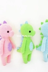 Bunnies and Yarn - Michelle Alvarez - Sweet Dinosaur Crochet Pattern