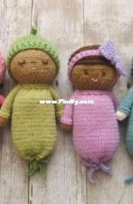 Knit Baby Dolls by Amy Gaines