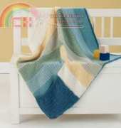 Lion Brand Yarns - Log Cabin Pocket Blankie - Free