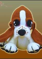 Delicious Crochet - Paola Navarro - Boris, The Basset Hound Puppy