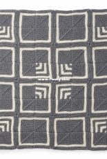 Deco Squares Blanket by Yarnspirations Design  - Free
