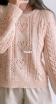 Heart Drop Pullover - From Mayo - English