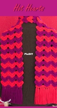 10 Hours or Less - George - Hot Hearts Scarf