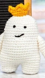 Briana K Designs - Briana A Kepner - Beekle the Unimaginary Friend Crochet Stuffie - Free