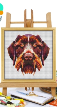 Awesome Pattern Studio - CS779 - Pointers German Wirehaired XSD