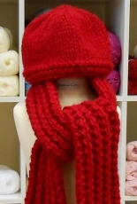 Childs Beanie and matching Scarf by Patricia Cox -Free