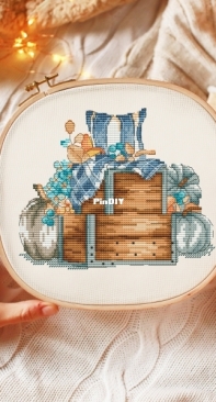 Paradise Stitch - Autumn sketch by Olga Lankevich