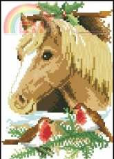 Vervaco 70.876 Horse and bird pcs
