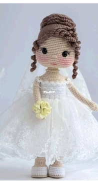 Crochet Friends Toys - Elena Bondarenko - The bride - Russian