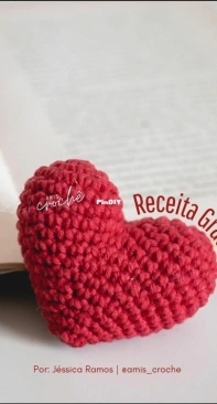 Amis Crochê - Jéssica Ramos de Souza Simão - Heart - Coração - Portuguese - Free