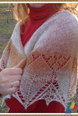 Amber placers Shawl by Alla Omelyanets /azhur-ot-scarlet-Free
