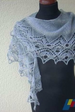 Tanz der Abendelfen / Dance of the Evening Fairies Shawl by Ulrike Beringer-English,German-Free