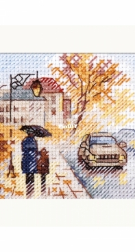 Alisa 0-218 Autumn in the City. Wet Boulevard XSD