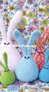 K and J Dolls - Sayjai Thawornsupacharoen - Bunny - Konijntjes - Dutch - Free