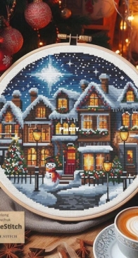 My Brave Stitch - Christmas Houses by Hanna Levchuk