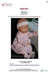 Design Målfrid Gausel: Doll Knitting Patterns-Mie by Målfrid Gausel-English, Norwegian,German
