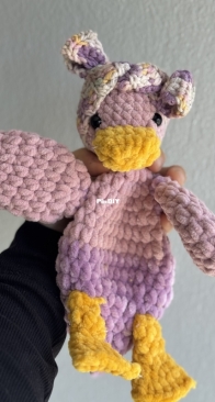 Crochet duck girl