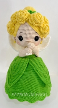 Krosha Patterns - Kro Sha - Tinkerbell Bouquet - Ramo Campanita - Spanish