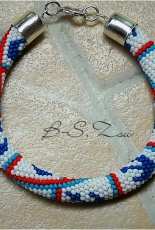 Bead crochet bracelet 5.
