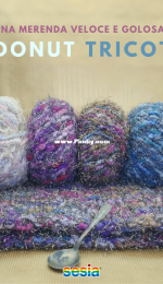 Donut Tricot Cowl by Sesia Tricot-English,Italian-Free
