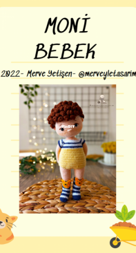 Merveyletasarim - Merve Yetişen - Moni Doll - Moni Bebek - Turkish