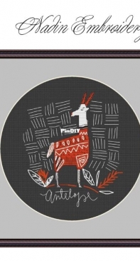 Nadin Embroidery - Antelope by Nadezhda Oleynik / Oleinik Надежда Олейник