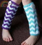 A Crocheted Simplicity - Jennifer Pionk - Chasing Chevrons Leg Warmers