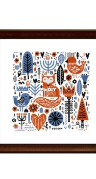 Little Polish Needle - Scandinavian Forest with fox