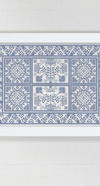 Modern Folk Embroidery - The Carnation Cushion XSD+PCS