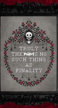 Facing Mortality - Gothic Cross Stitch Bookmark Pattern