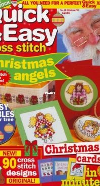 Quick and Easy Cross Stitch - Issue 42 - Christmas  1998