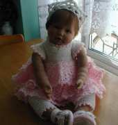 CarolsCrochet - Ra-Ra Top, Leggings, Tiara and Sandals - 19