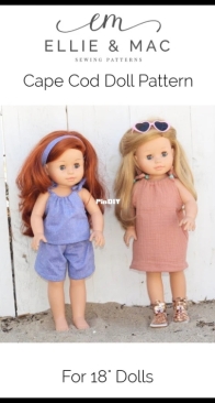 Ellie and Mac - Cape Cod - 18" Doll