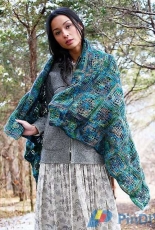 Dayflower Throw by Amy Christoffers - Free