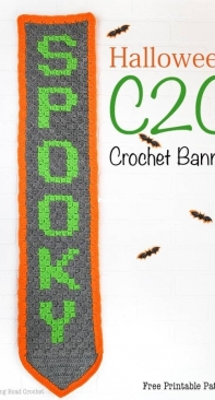 Winding Road Crochet - Lindsey Dale - Spooky Crochet Banner Graph - Free
