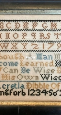 Needlemade Designs Lucretia Dibble - A Connecticut marking sampler  XSD